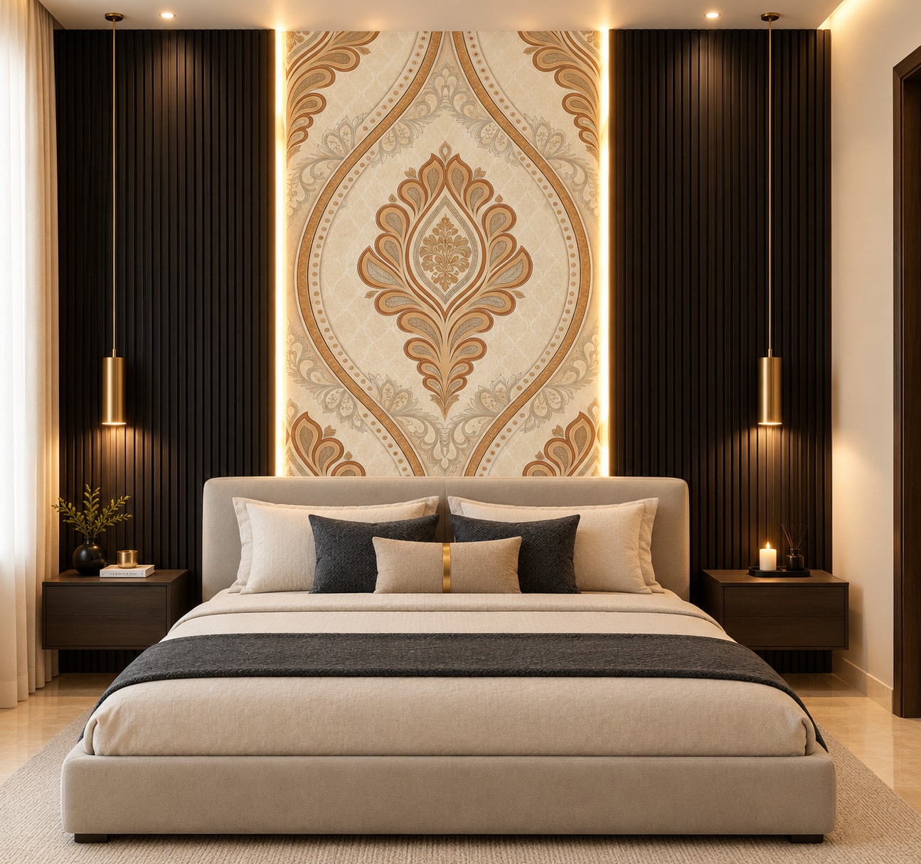Glora Sheet GS08AA003 featured on Master Suite Wardrobes and Classical Wall Paneling