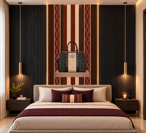 Glora Sheet GS09DD001 Haute Couture Veneer installed on Designer Walk-in Wardrobe Doors
