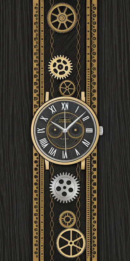 Glora Sheet GS09DD002 — Haute Horlogerie Chronometer Luxury Veneer Surface Texture