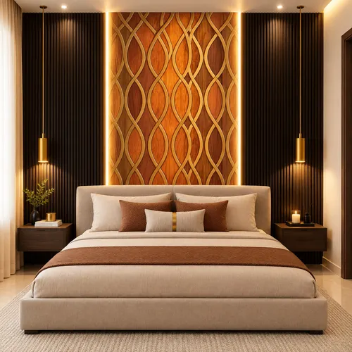 Glora Sheet GS08AA008 applied to Hotel Elevator Lobby and Feature Column Cladding