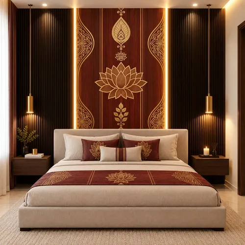 Glora Sheet GS08AA016 installed as Temple Backing Panel and Main Entrance Feature