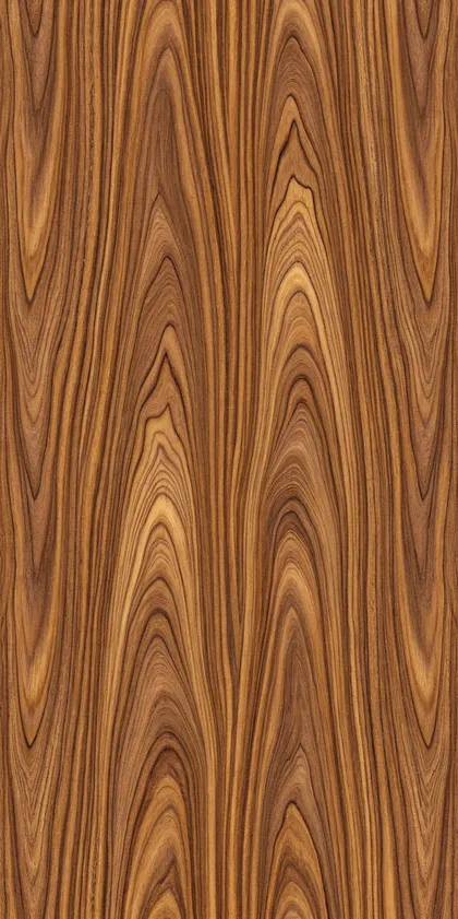 Glora Sheet GS07AA005 — Cathedral Crown American Walnut Veneer Surface Texture