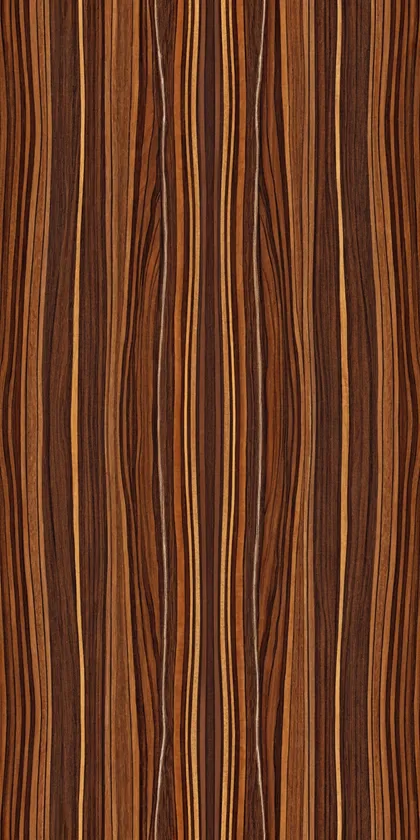 Glora Sheet GS07AA008 — Exotic Bookmatched Macassar Ebony Surface Texture